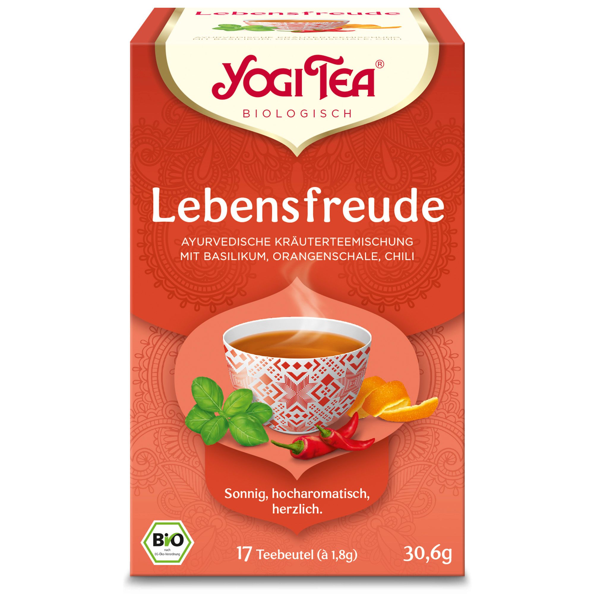 Yogi TEA Lebensfreude Bio Filterbeutel 17x1,8 g