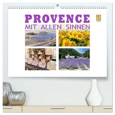 Provence mit allen Sinnen (hochwertiger Premium Wandkalender 2026 DIN A2 quer), Kunstdruck in Hochglanz