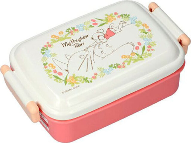 SEMIC STUDIO Lunchbox Mein Nachbar Totoro 2 met twee vakken en afbeeldingen van Mei en Totoro
