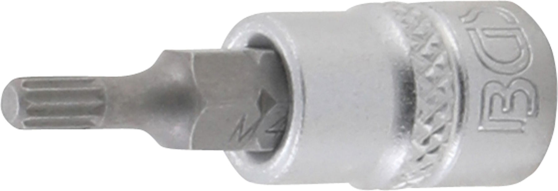 BGS Bit-Einsatz 5105-M4, Antrieb Innenvierkant 6,3 mm (1/4"), Innenvielzahn (für XZN) M4 ; BGS technic)