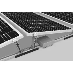 K2 Systems D-Dome Set für 8 Module auf Flachdach PV Unterkonstruktion