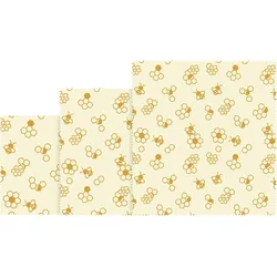 Nuts Innovations Bienenwachstuch 3er Set Honigwaben