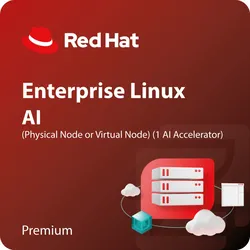 Red Hat Enterprise Linux AI (Physical Node or Virtual Node), Premium (1 AI Accelerator)