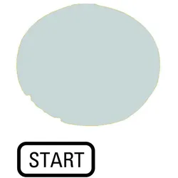 Eaton 218329 Tastenlinse, flach weiß, START M22-XDL-W-GB1  - 10 Stück