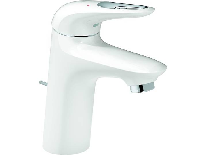 Grohe Eurostyle Mitigeur monocommandé pour lavabo\, S-Size\, saillie 110mm\, vidage à tirette\, EcoMode\, manette ouverte\, 23374LS3