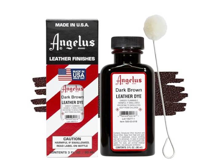 Angelus Leder kleur coating/Angelus Leather Dye 88,72ml (donkerbruin/donkerbruin)