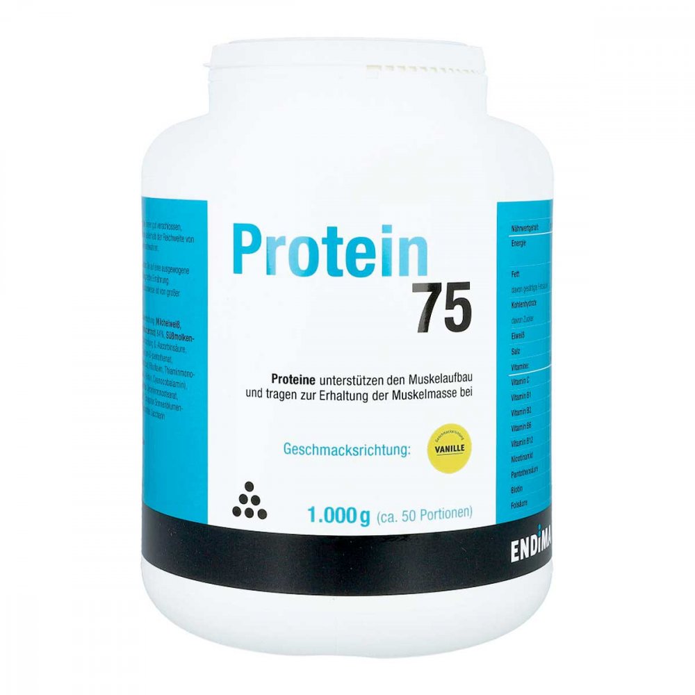 ENDIMA Vertriebsgesellschaft mbH Protein 75 Vanille Pulver 01498723