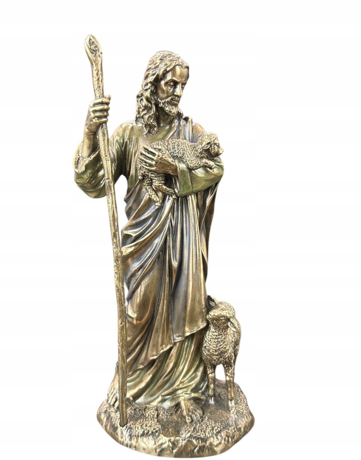Veronese Jezus met Lam Figurine voor op tafel