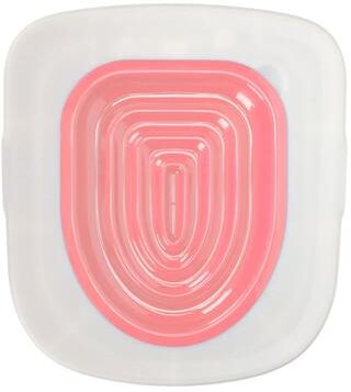 Inspired Finds EasyTrain Cat Toilet Training System Reusable Toilet Trainer Kit For Cleaner, Litter Free Living pink