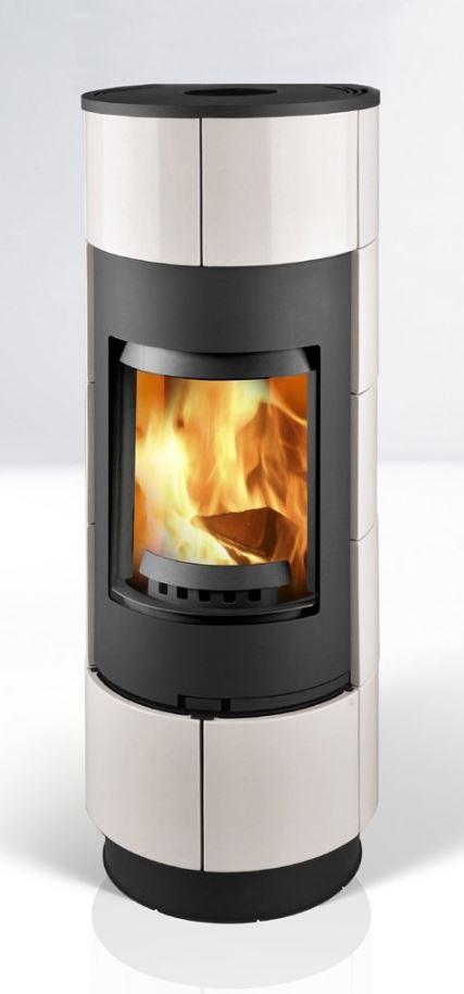 THORMAVYROBA Kaminofen CADIZ 7,5kW weiß H/B/T: 1468/510/465 mm 08055679