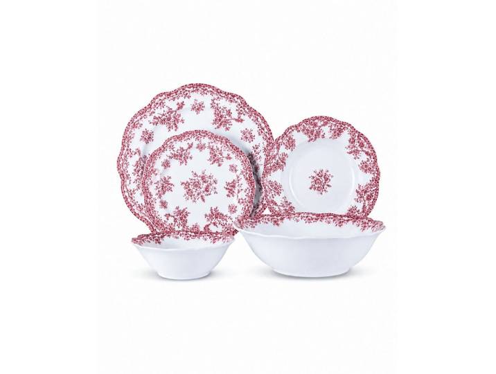 EKA Geschirr-Set Vintage Red Teller (25-tlg), Porzellan