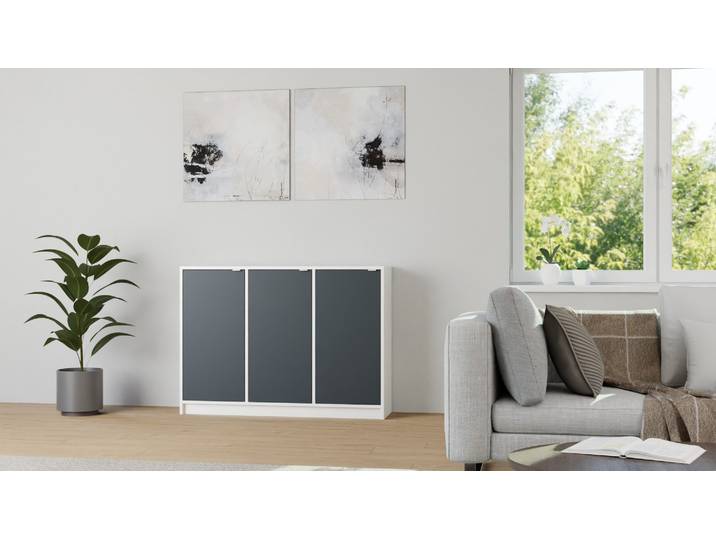 Geräumige Kommode nach Maß – Highboard mit vielen Optionen MDF Beschichtet MDF Weiß matt