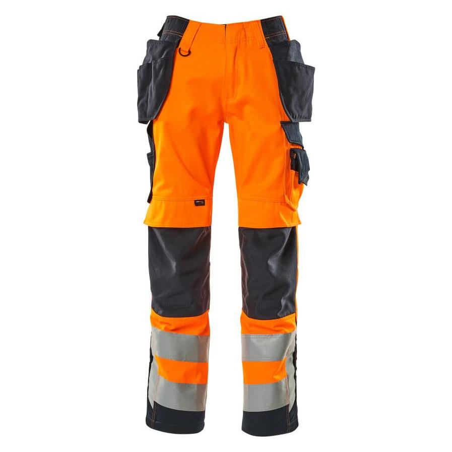 Mascot unisex Warnschutzhose Wigan orange Groesse 27 (27) (10016747368852)