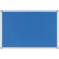 Filzbrett, blau, 1800 x 1200 mm