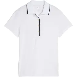 Puma Polo Cloudspun Bridges, kurzarm, weiss