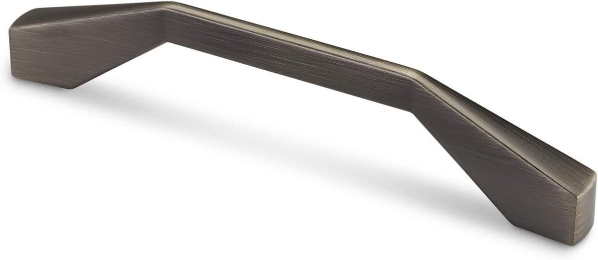 Meubelgreep Kastgreep Beugel RVS-optiek Donker 128 mm