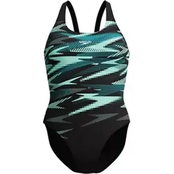 SPEEDO Damen Schwimmanzug Womens HyperBoom Placement Muscleback, Größe 44 in Schwarz Schwarz