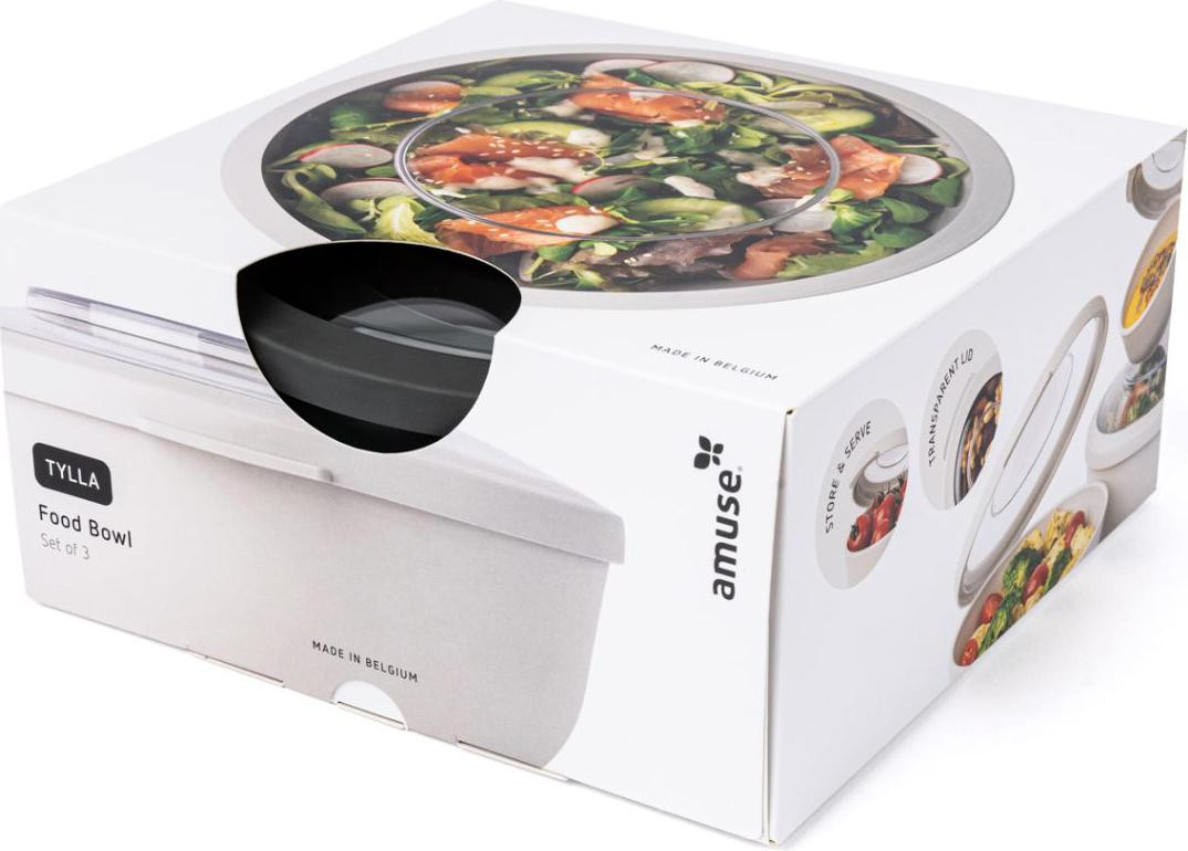 Amuse Tylla 3-delige voorraadbakken set multicolor