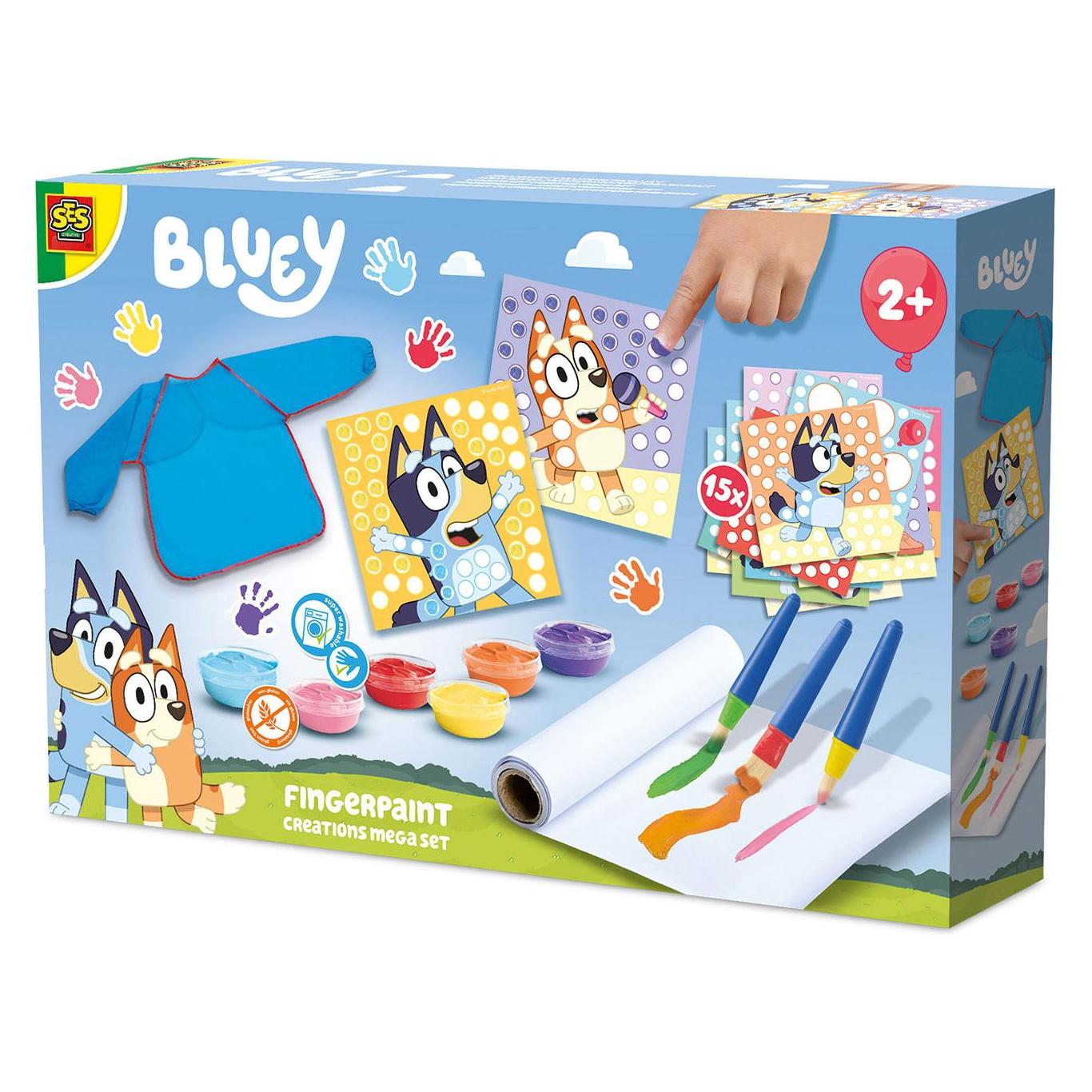 Ses Bluey - Fingerfarben-Kreationen Mega-Set (14092)