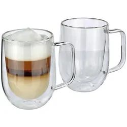 Cilio, Tasse, Latte Macchiato-Glas Veneto - 2er Set (300 ml, 2x)