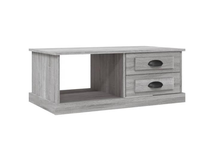 vidaXL Table basse Gris Sonoma 90x50x35 cm Bois composite