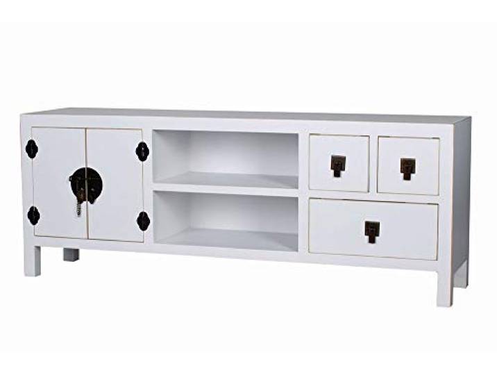 TV Lowboard China Schrank Weiss Fernsehschrank Sideboard Hochzeitsschrank mya024 Palazzo Exklusiv