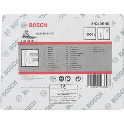 Bosch D-Kopf Streifennagel, blank, glatt - 2608200001