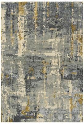 NAVATEXTURA Noble Abstract Hand-knotted Wool Blend Rug