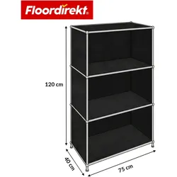 Floordirekt, Regal, Concept Epure MK-101 (75 x 40 x 120 cm)