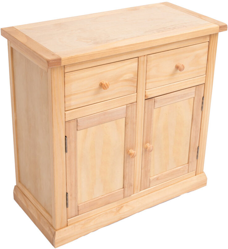 Brambly Cottage Hulme 84 cm W Sideboard Natural 80cm H X 84cm W X 40cm D