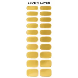 Love'n Layer Metallic Shiny Gold Nail Sticker (20 Stück)