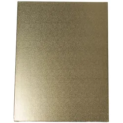 Cakeboard 40x30cm 12mm Stärke gold