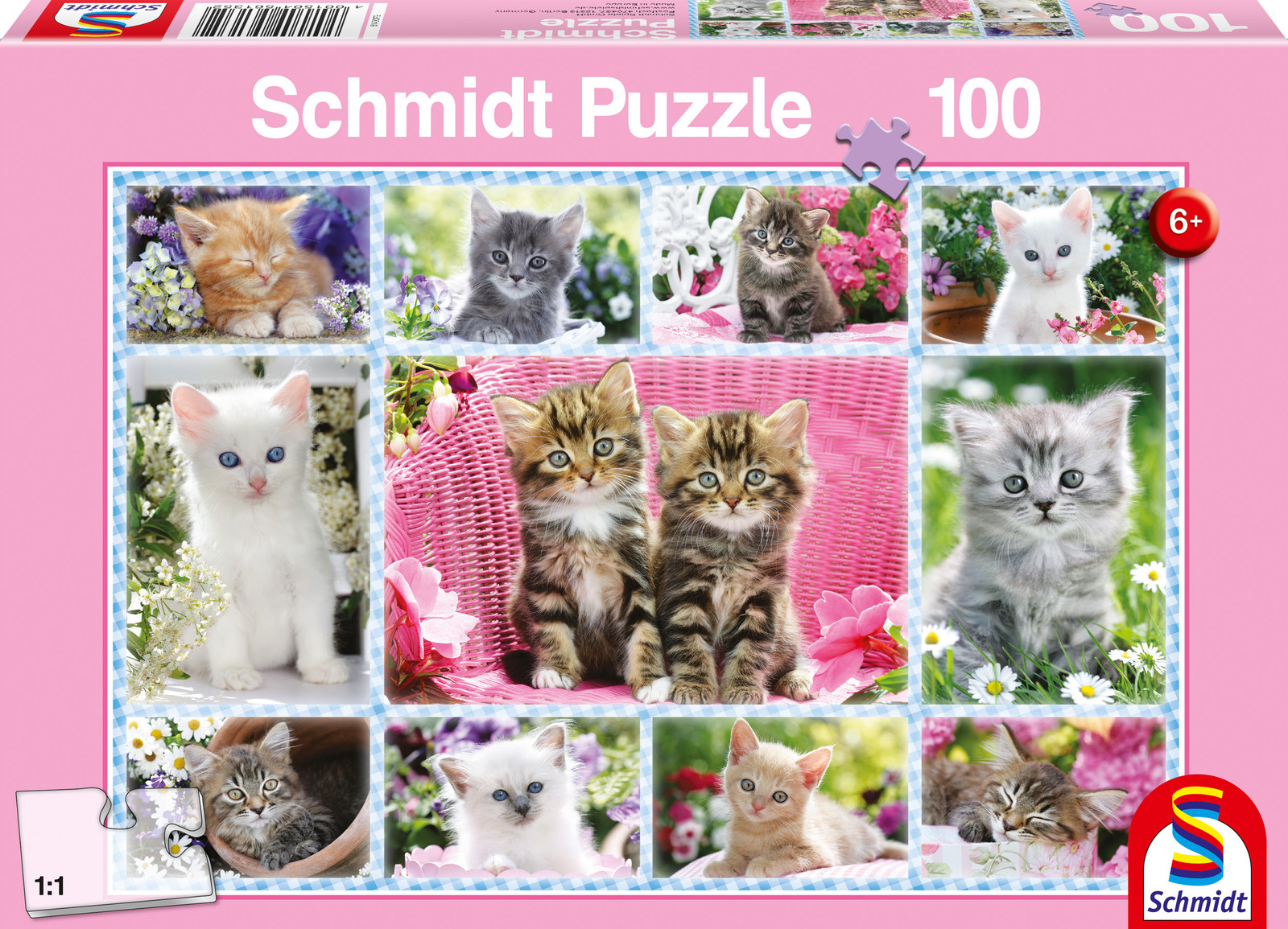 Schmidt Spiele Puzzel Kittens 100 stukjes