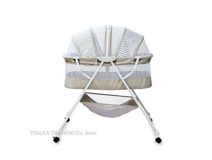 Lit de bébé multifonctionnel, peut convertir en berceau à bascule, couffin pour bébé Portable avec roues verrouillables