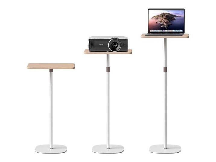 Bureau Debout Réglable En Hauteur Avec Support Pour Ordinateur Portable De 46 À 120Cm Bureau Mobile Table D'Appoint Support [CA133]
