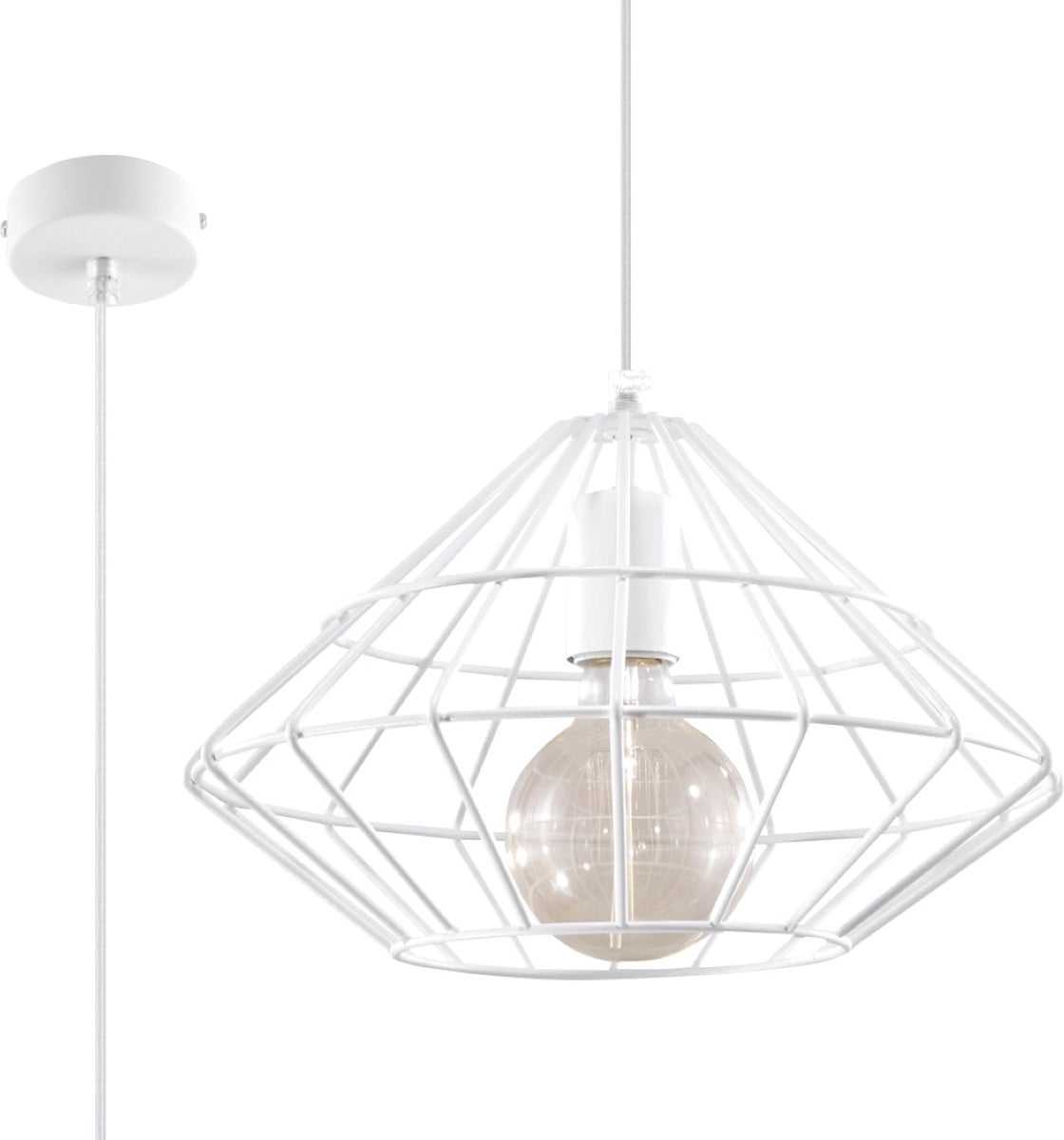 LUMILO Hanglamp MARCHO E27 wit