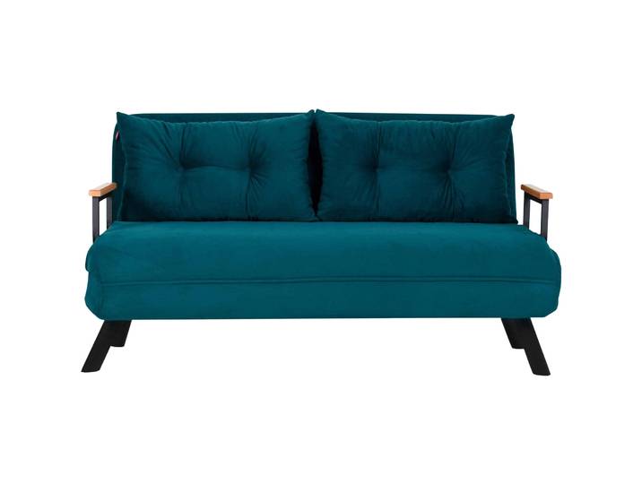 Bettsofa Foldbar petrol Polyester B 133 T 50 cm