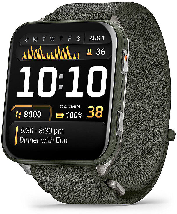 Garmin GPS-Smartwatch Venu X1 moosgruen dunkelgrün B