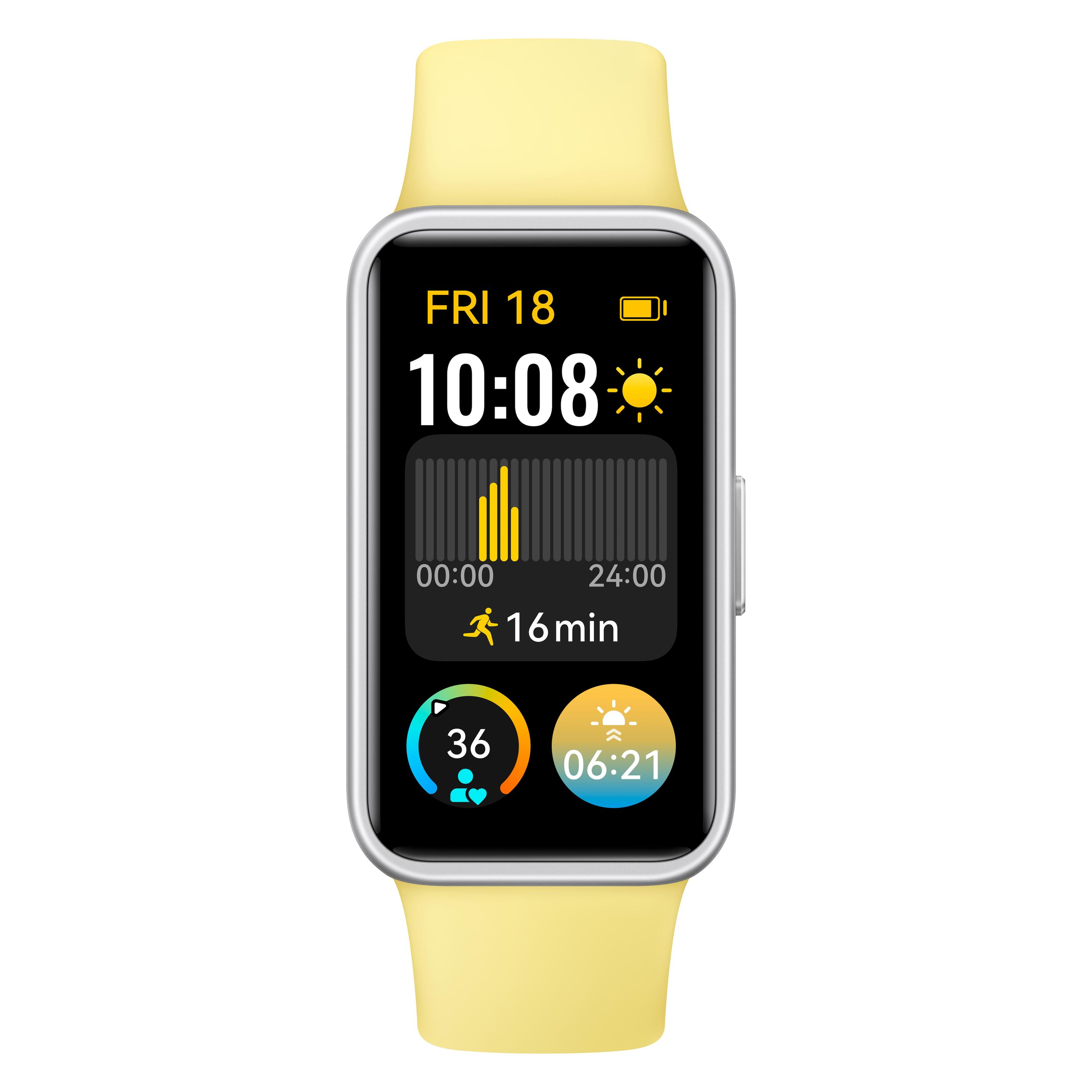Huawei Band 9 (Faserverstärktes Polymer, Silber, ohne SIM) (55020BYD)