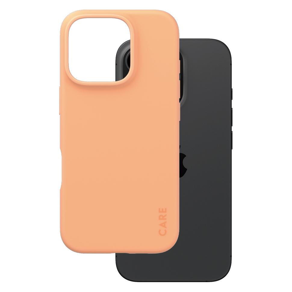 PanzerGlass CARE Fashionable Case Peachy iPhone '24 6.3" Pro (Apple iPhone 16 Pro) (1410)
