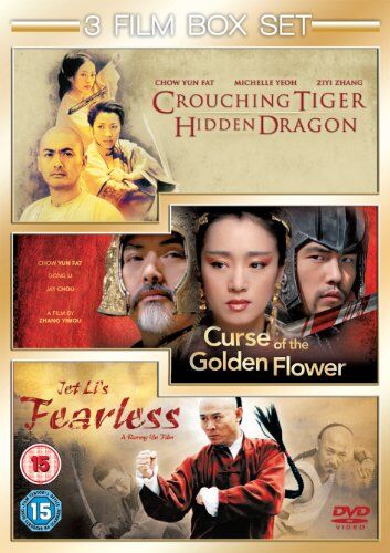 Curse of The Golden Flower / Fearless / Crouching Tiger, Hidden Dragon [3 DVDs] [UK Import] - Preis vom 11.10.2026 03:10:56 h