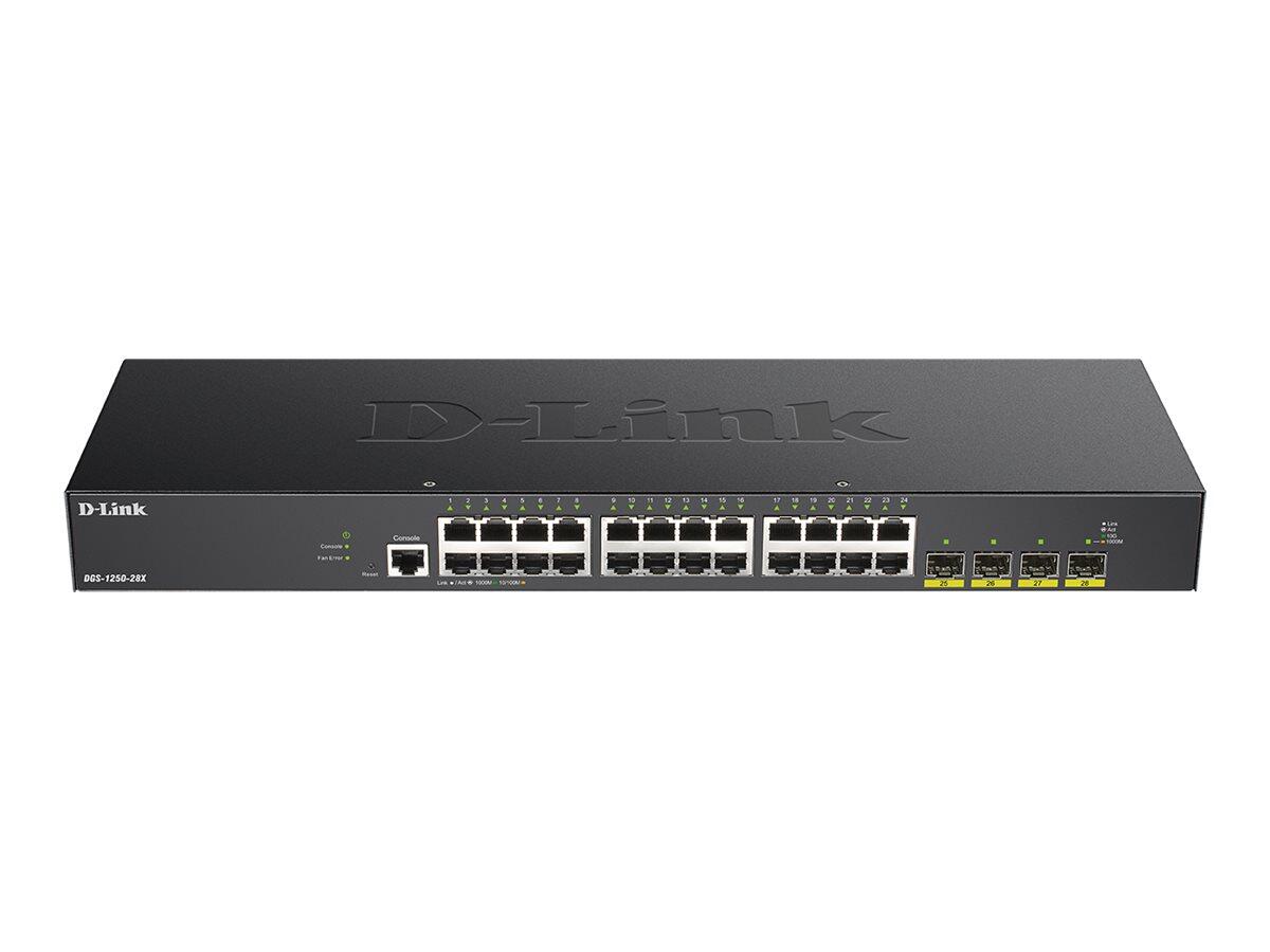 D-Link DGS-1250-28X/E, 28-Port Smart Managed Gigabit Switch