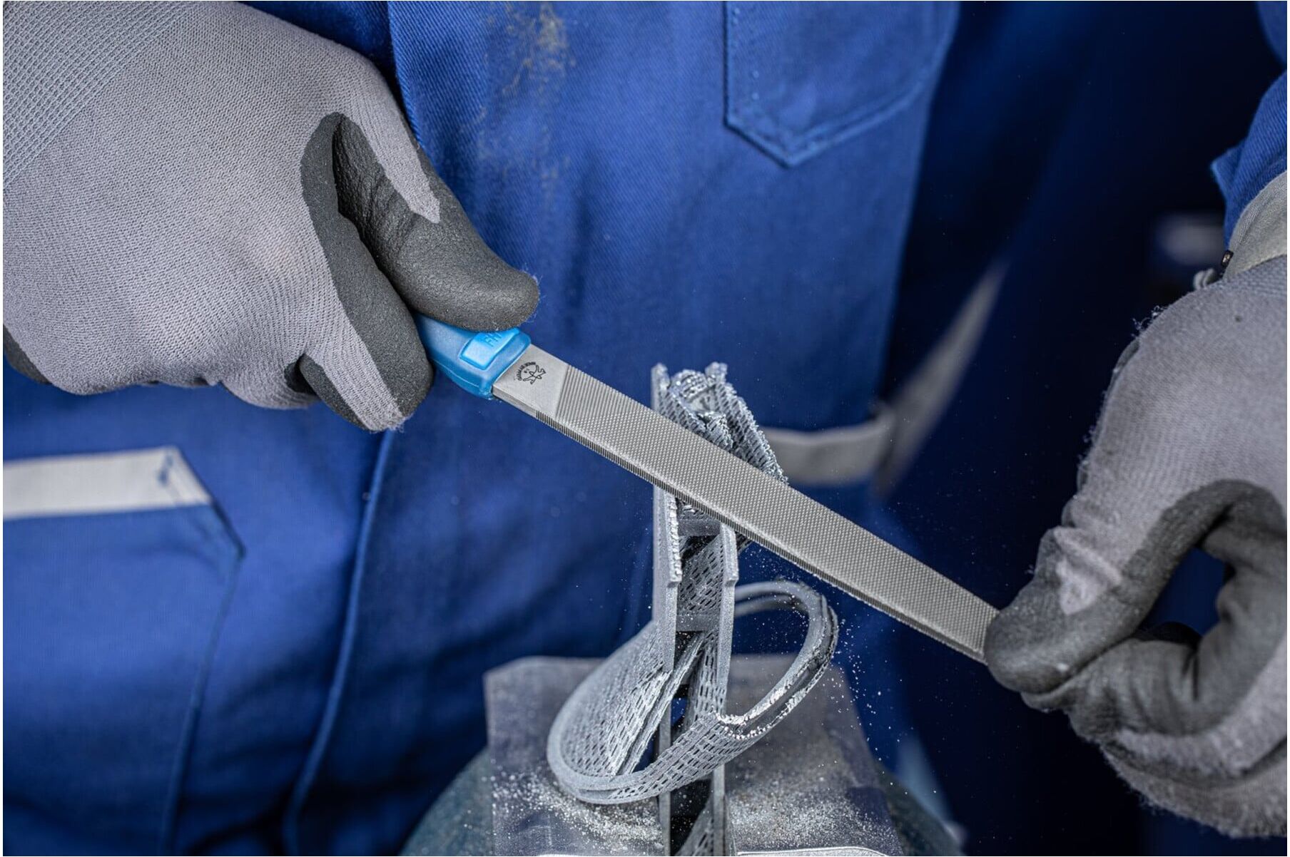 PFERD TOOLS Werkstattfeile Flachspitz 250mm Hieb 1 für grobe Zerspanung, Schruppen (11103251)
