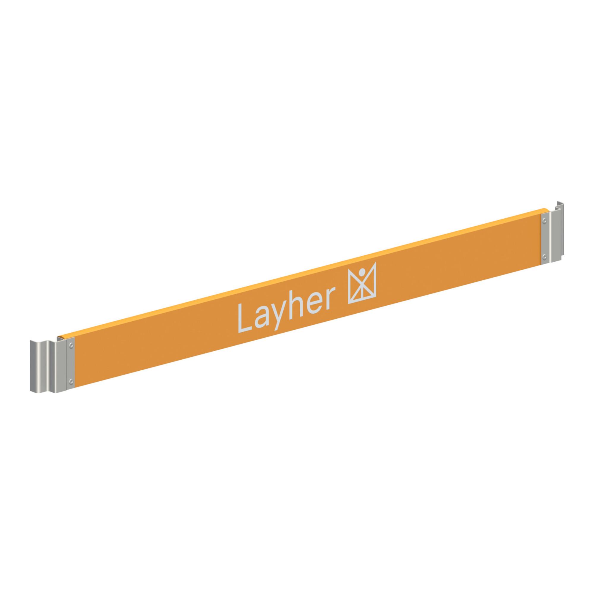 Layher Längs-Bordbrett 1,80 m orange Holz (1439180)