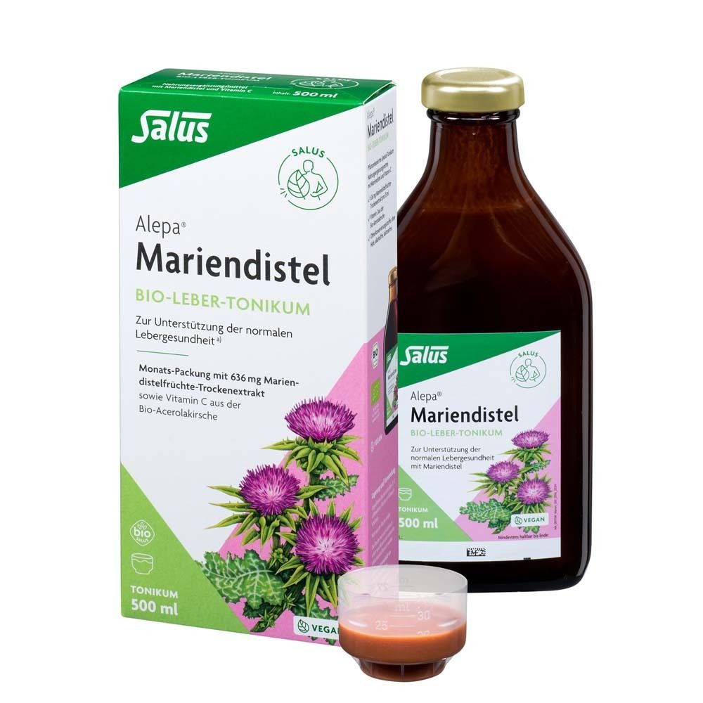 Alepa Mariendistel Bio-Leber-Tonikum Salus 500 ml Tonikum
