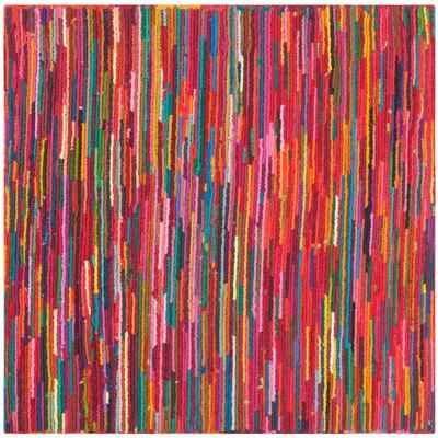 SAFAVIEH Handmade Nantucket Amande Contemporary Cotton Rug