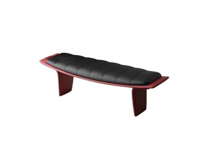 Schlafzimmerbank Metall-Wohnzimmer-Schuhwechselhocker, Schlafzimmer, Leder Gepolsterter Bettendhocker(XS)