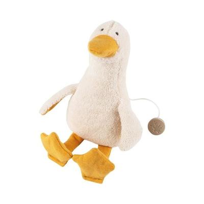 Sigikid 31299 - Natural Friends, Spieluhr Ente (Melodie: zufällig ausgewählt), 26 cm