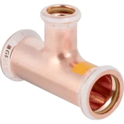 Geberit Mapress Kupfer T-Stück reduziert (Gas) d42-22-42