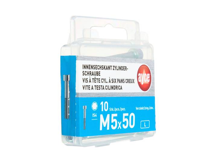 Ayce Innensechskant-Zylinderschraube M5 × 50 mm